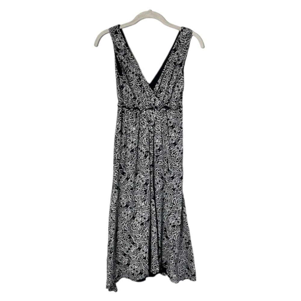 Style & Co Sleeveless Pullover Print Dress in Black / White - Size XS